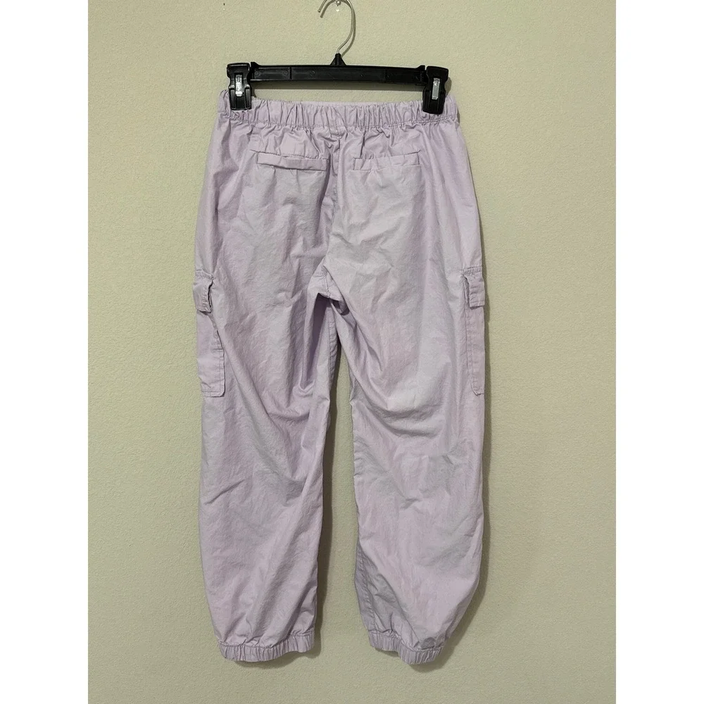Gap Girls Lilac/Light Purple‎ Lightweight Cargo Baggy Pants Joggers Large/10